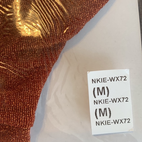 Nookie String Bikini Bottom in Bronze Lurex Size M from REVOLVE - Picture 5 of 5